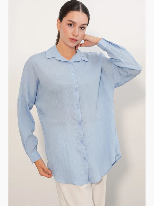 Camisa feminina viscose nylon bdart - Kiabi Camisa feminina viscose nylon bdart - Kiabi