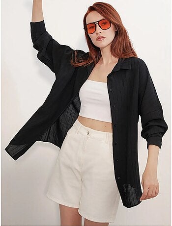 Camisa feminina viscose nylon bdart