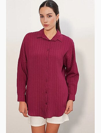 Camisa feminina viscose nylon bdart