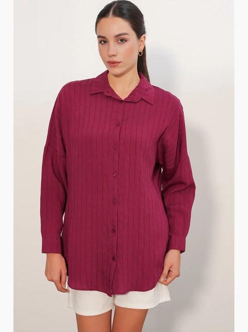 Camisa feminina viscose nylon bdart - Kiabi Camisa feminina viscose nylon bdart - Kiabi