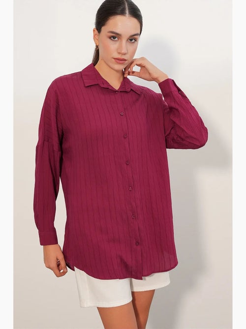 Camisa feminina viscose nylon bdart - Kiabi Camisa feminina viscose nylon bdart - Kiabi
