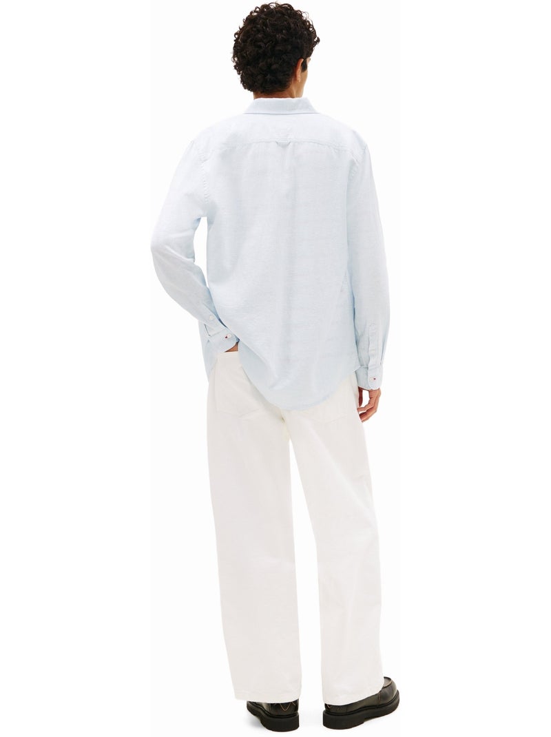Camisa Fino cónico - Tommy Hilfiger Azul claro - Kiabi