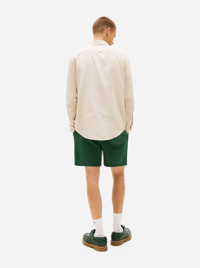 Camisa Fino cónico - Tommy Hilfiger Bege - Kiabi