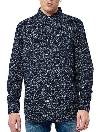 Camisa Floral Masculina Kaporal Montye Azul Marinho