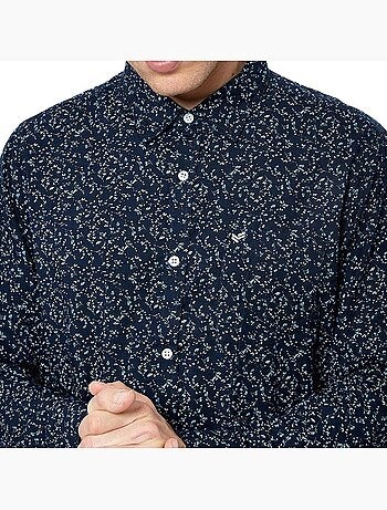 Camisa Floral Masculina Kaporal Montye Azul Marinho