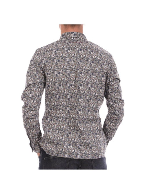Camisa Floral Masculina Teddy Smith Carton Azul-Marinho - Kiabi Camisa Floral Masculina Teddy Smith Carton Azul-Marinho - Kiabi