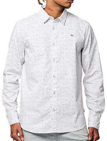 Camisa Florida Branca para Homem Kaporal BEVY