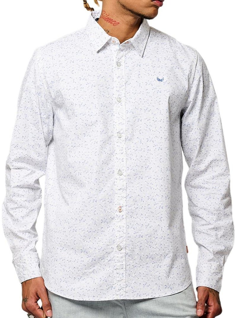 Camisa Florida Branca para Homem Kaporal BEVY Branco - Kiabi