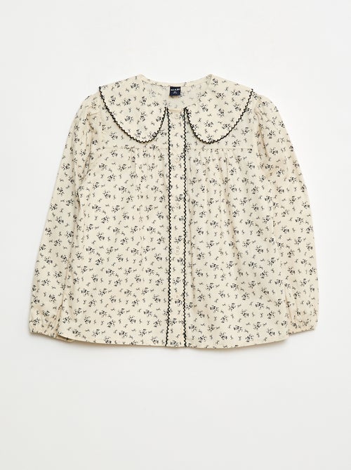 Camisa florida fantasia - Kiabi