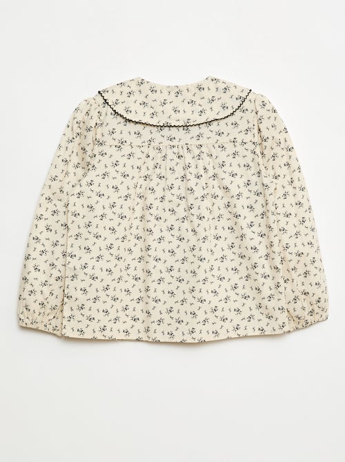 Camisa florida fantasia - Kiabi