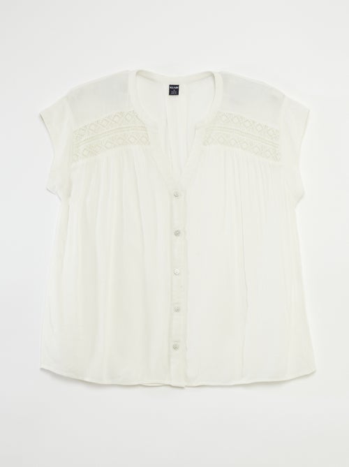 Camisa fluida - Fácil de Vestir - Kiabi Camisa fluida - Fácil de Vestir - Kiabi