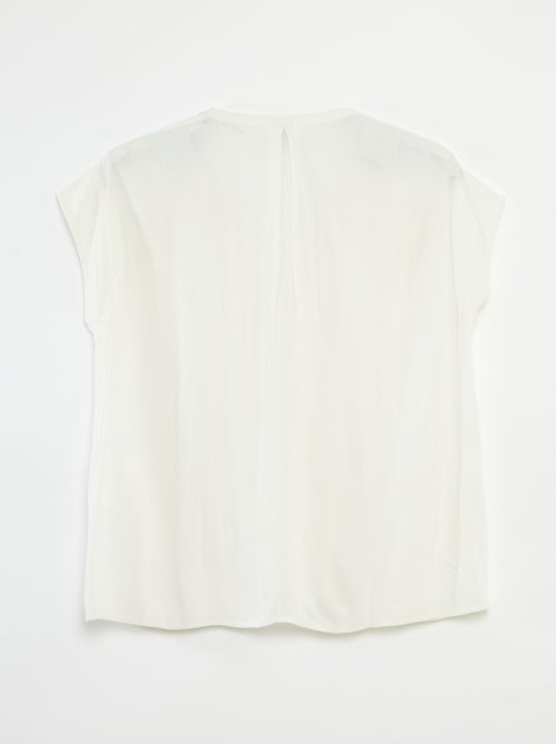 Camisa fluida - Fácil de Vestir - Kiabi Camisa fluida - Fácil de Vestir - Kiabi