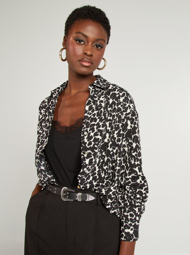 Camisa fluida BEGE - Kiabi