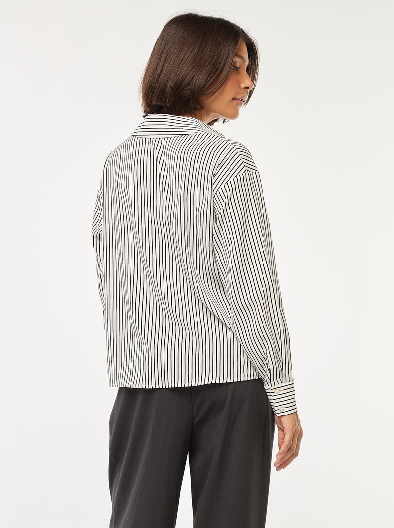 Camisa fluida Branco - Kiabi