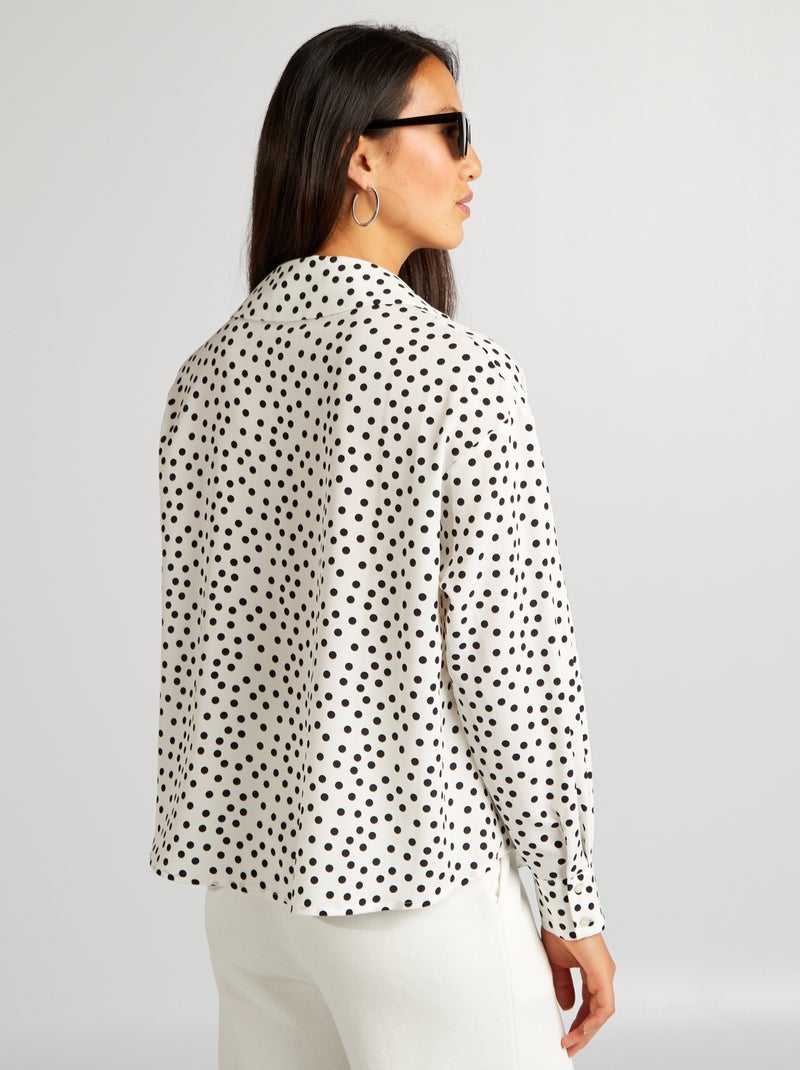 Camisa fluida BRANCO - Kiabi