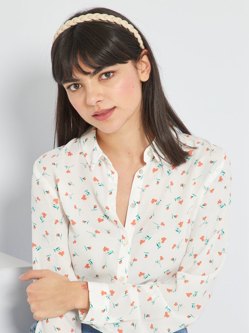 Camisa fluida BRANCO - Kiabi