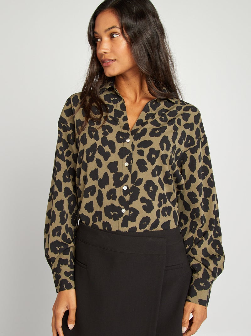 Camisa fluida CAQUI - Kiabi
