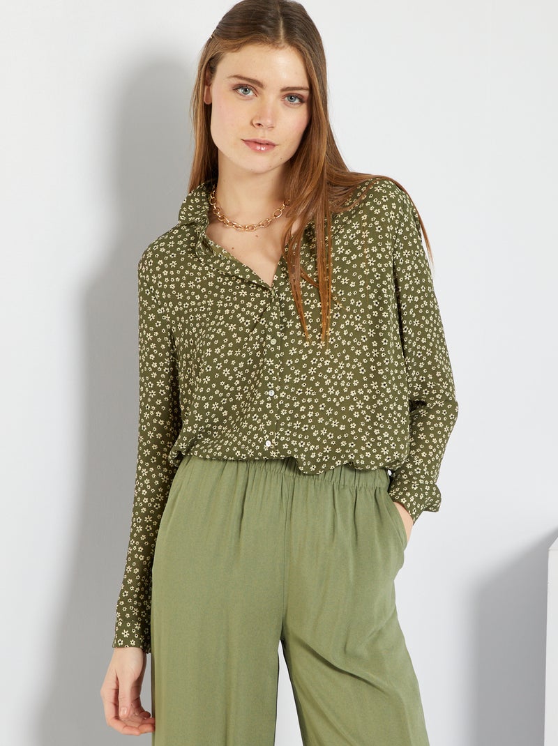 Camisa fluida CAQUI - Kiabi