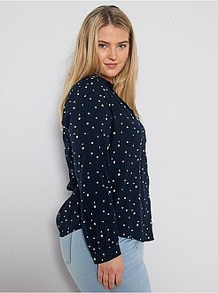 Camisa fluida com 1 bolso - Kiabi