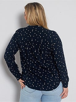 Camisa fluida com 1 bolso - Kiabi
