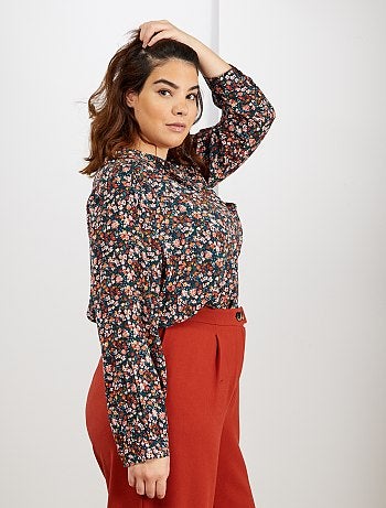 Camisa fluida com 1 bolso - Kiabi