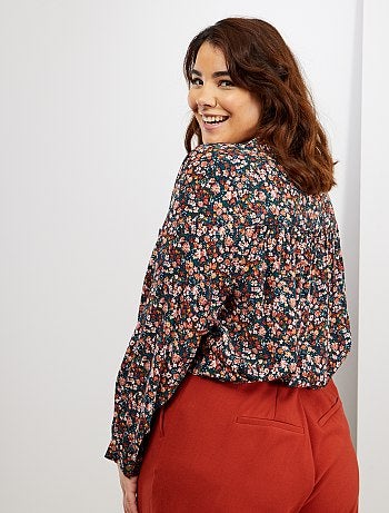 Camisa fluida com 1 bolso - Kiabi