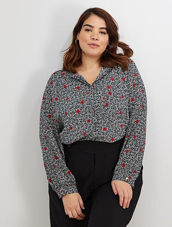 Camisa fluida com 1 bolso - Kiabi