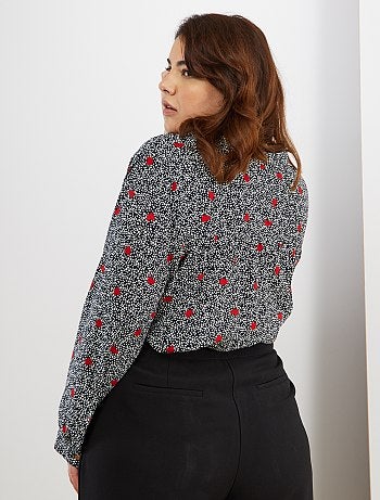 Camisa fluida com 1 bolso - Kiabi