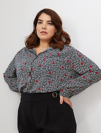 Camisa fluida com 1 bolso - Kiabi