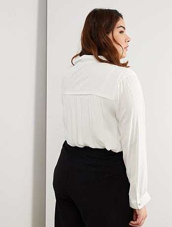 Camisa fluida com 1 bolso - Kiabi