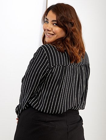 Camisa fluida com 1 bolso - Kiabi