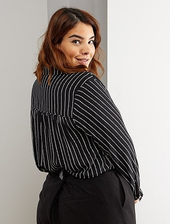 Camisa fluida com 1 bolso - Kiabi