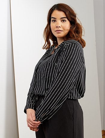 Camisa fluida com 1 bolso - Kiabi