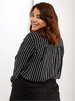 Camisa fluida com 1 bolso - Kiabi