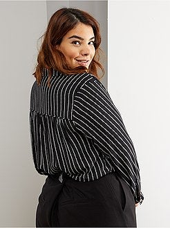 Camisa fluida com 1 bolso - Kiabi