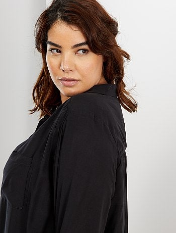 Camisa fluida com 1 bolso - Kiabi