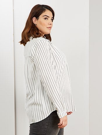 Camisa fluida com 1 bolso - Kiabi