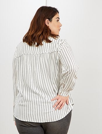 Camisa fluida com 1 bolso - Kiabi