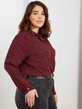 Camisa fluida com 1 bolso - Kiabi