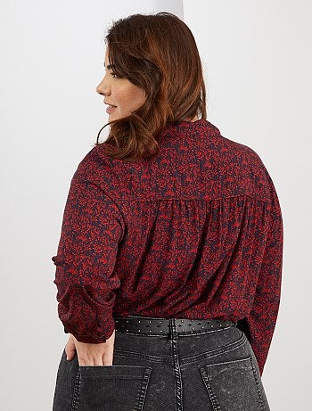 Camisa fluida com 1 bolso - Kiabi