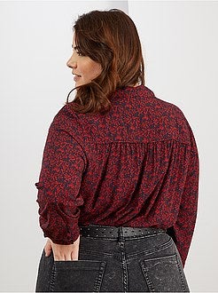 Camisa fluida com 1 bolso - Kiabi