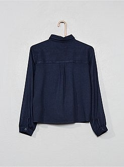 Camisa fluida com atilho - Kiabi