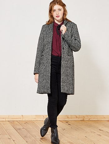 Camisa fluida com gola com laço - Kiabi