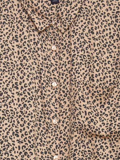 Camisa fluida com motivo - So Easy - Kiabi