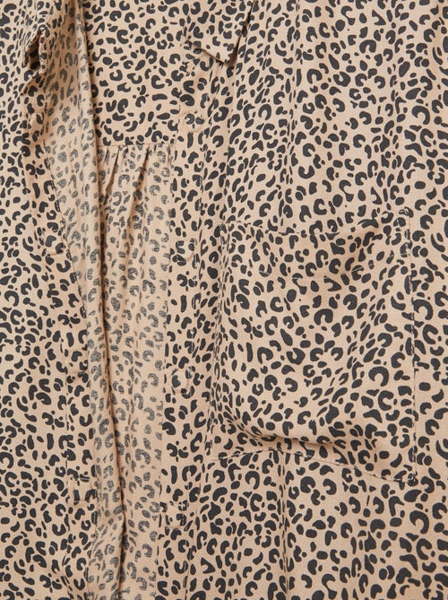 Camisa fluida com motivo - So Easy - Kiabi