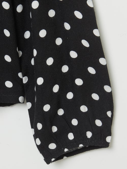 Camisa fluida com motivo - So Easy - Kiabi