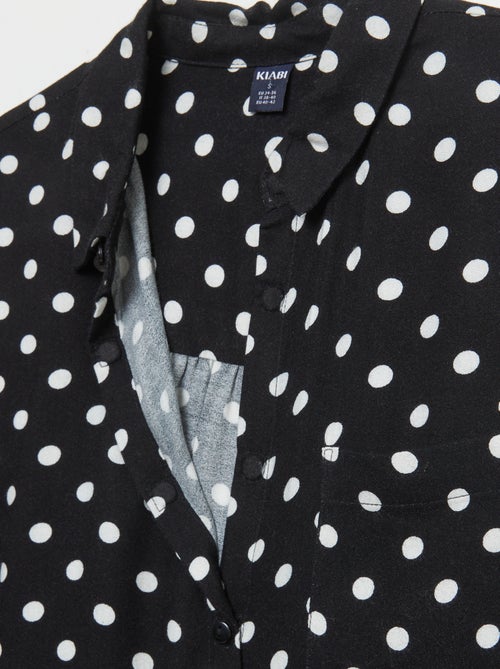 Camisa fluida com motivo - So Easy - Kiabi