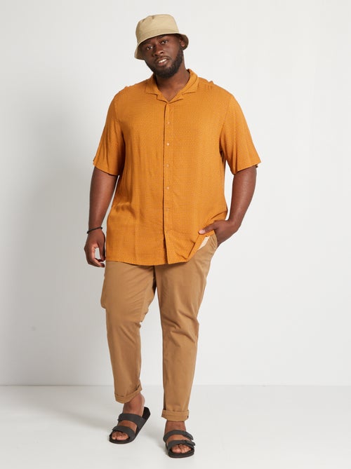 Camisa fluida com motivos - Kiabi