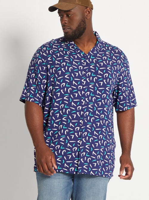 Camisa fluida com motivos - Kiabi