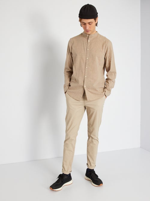 Camisa fluida em algodão - Kiabi